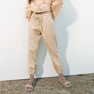 Zara The Weekend Jogger - Tan - Medium - Never Worn